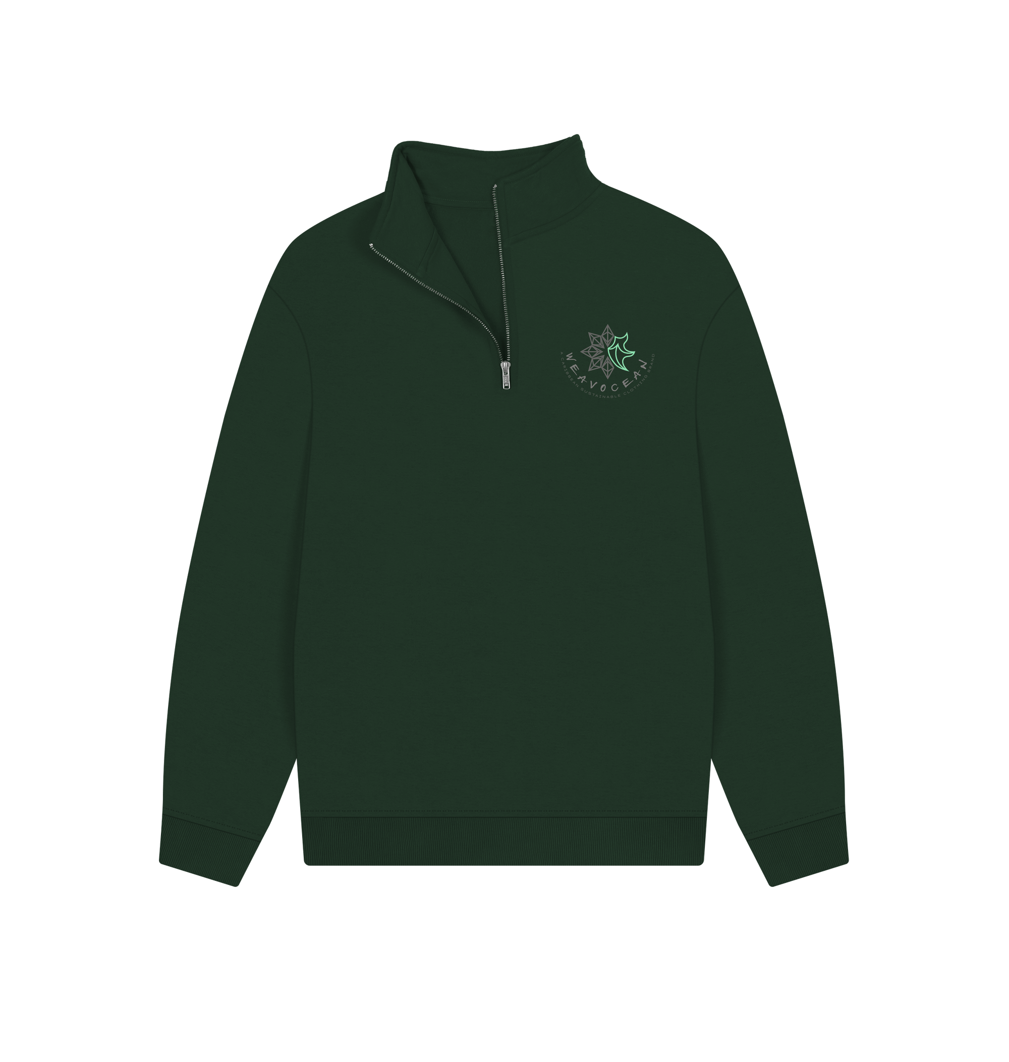 Evergreen Printed Sweater Front