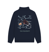 Navy Printed Sweater
