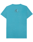 Ocean Blue Recycled Printed T-Shirt Back