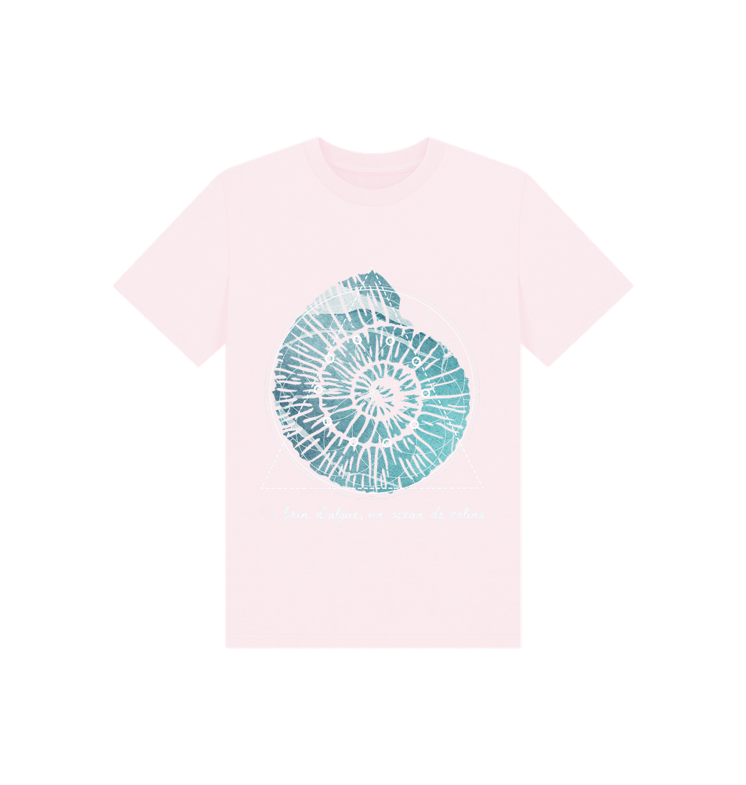 Pink Printed Kids T-Shirt Front