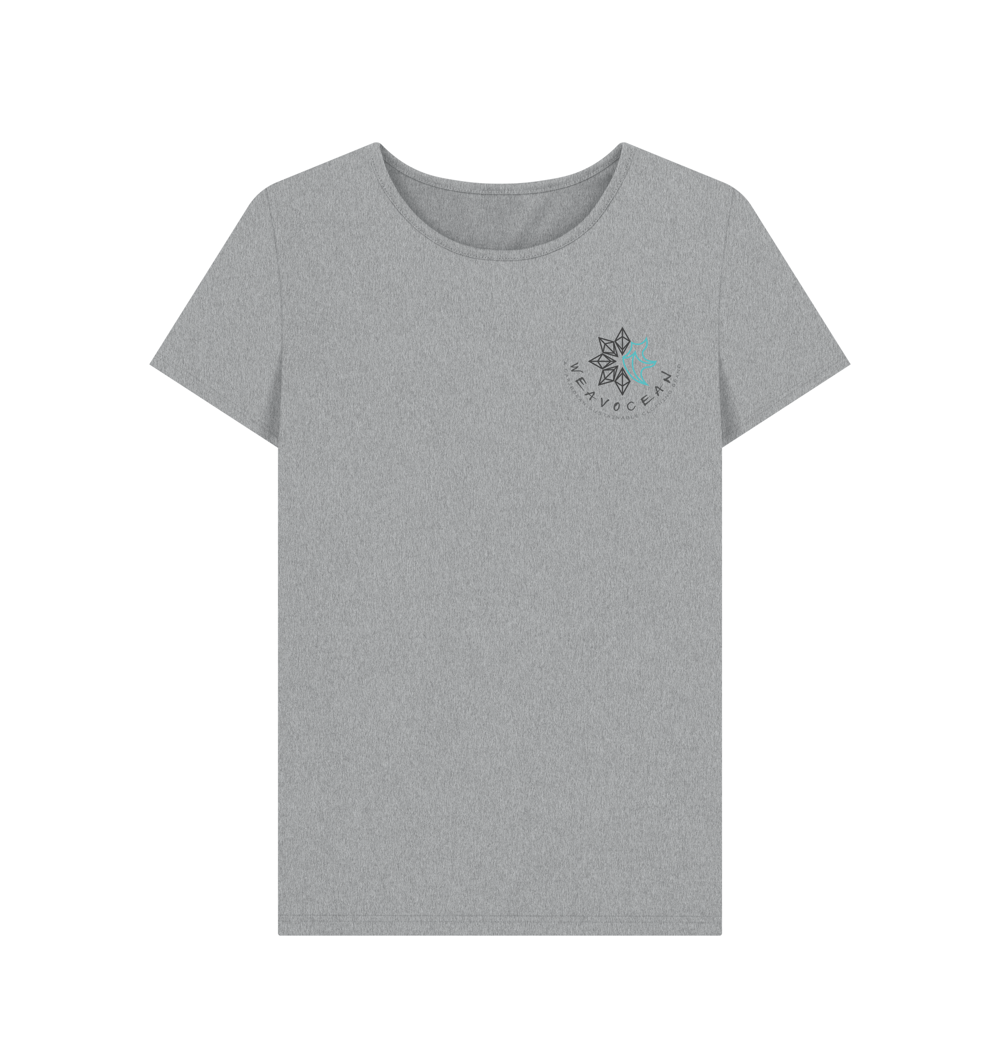 Athletic Grey Printed T-shirt Front