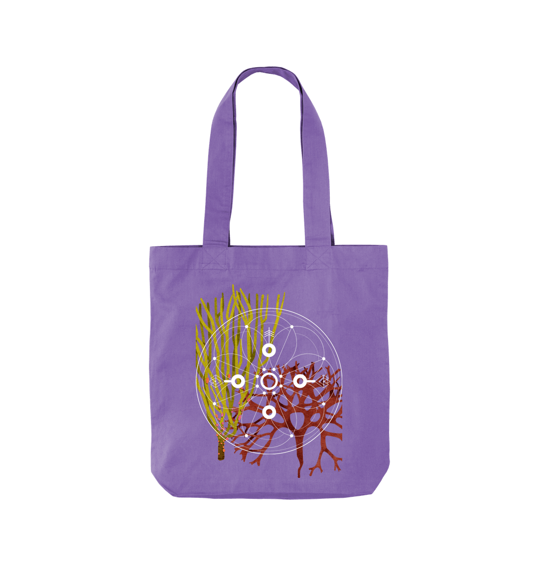 Violet Printed Bag Front
