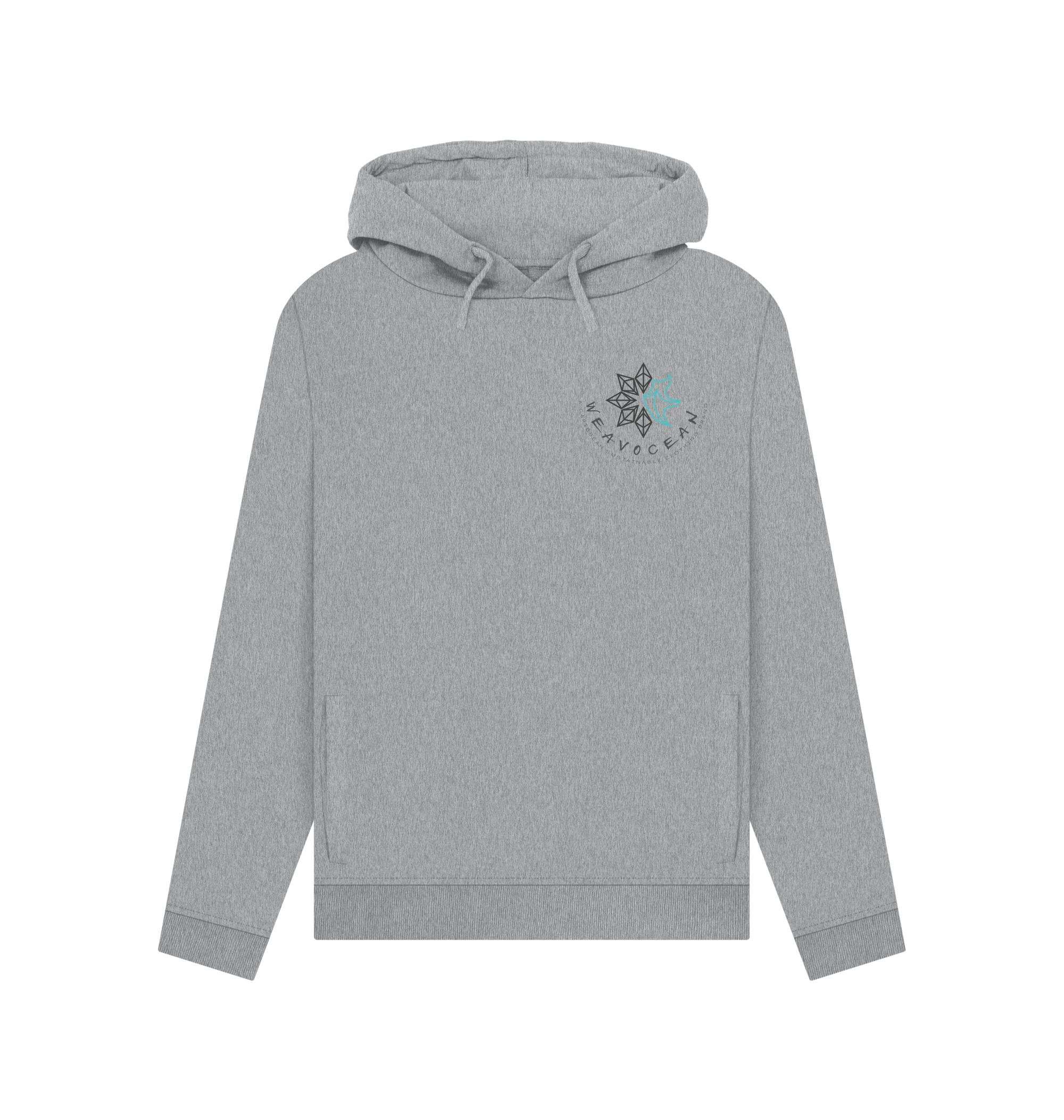 Light Heather Printed Hoody Front