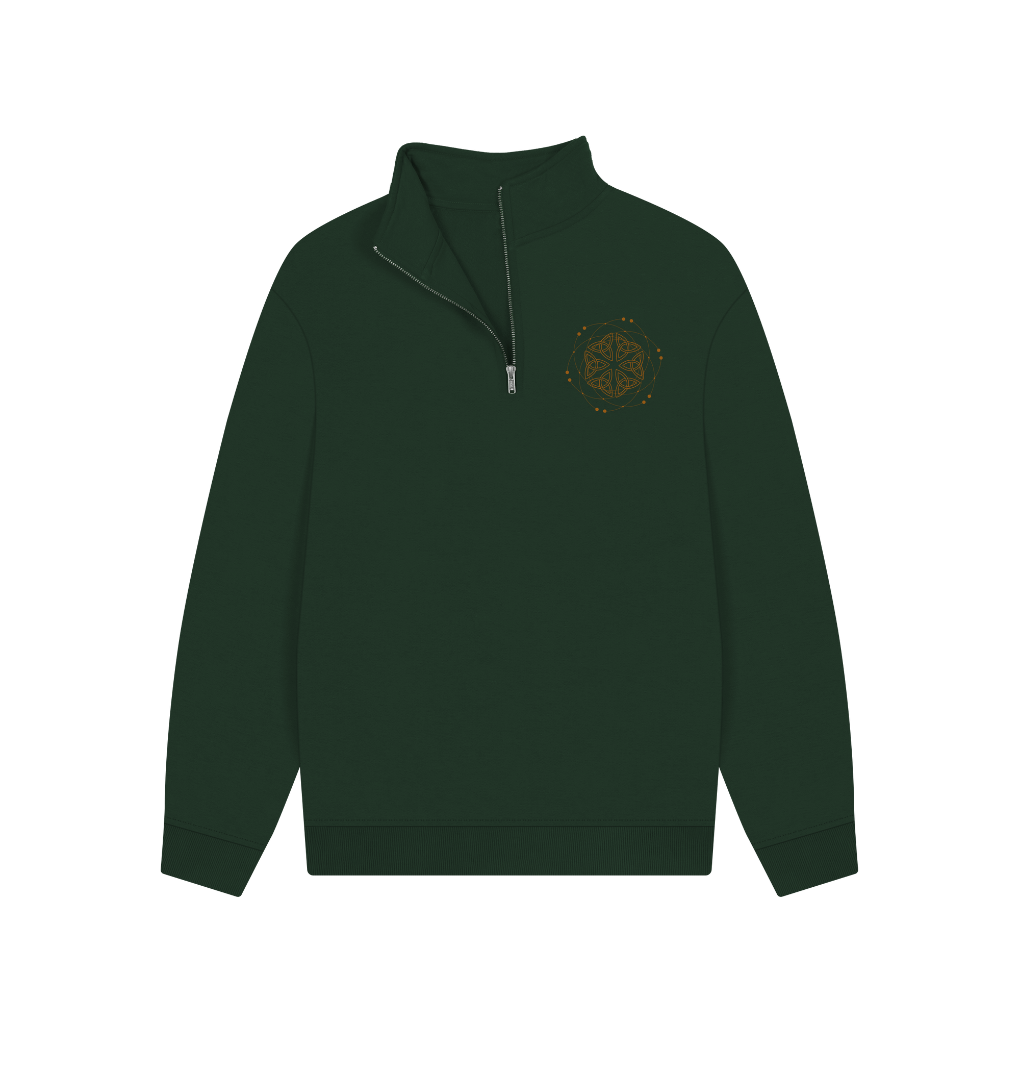 Evergreen Printed Sweater Front