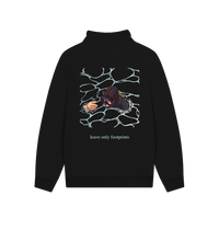 Black Printed Sweater