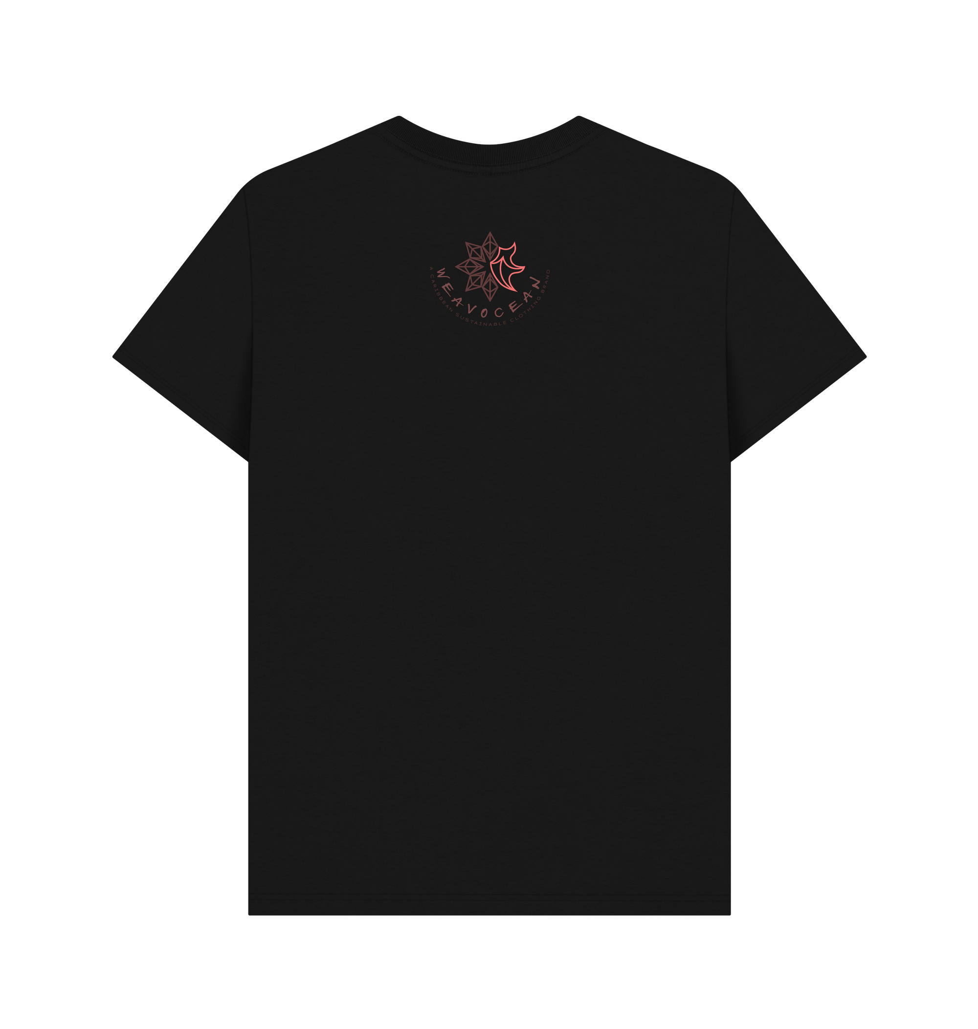 Black Printed T-shirt Back