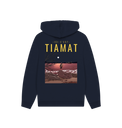 Navy Printed Hoody