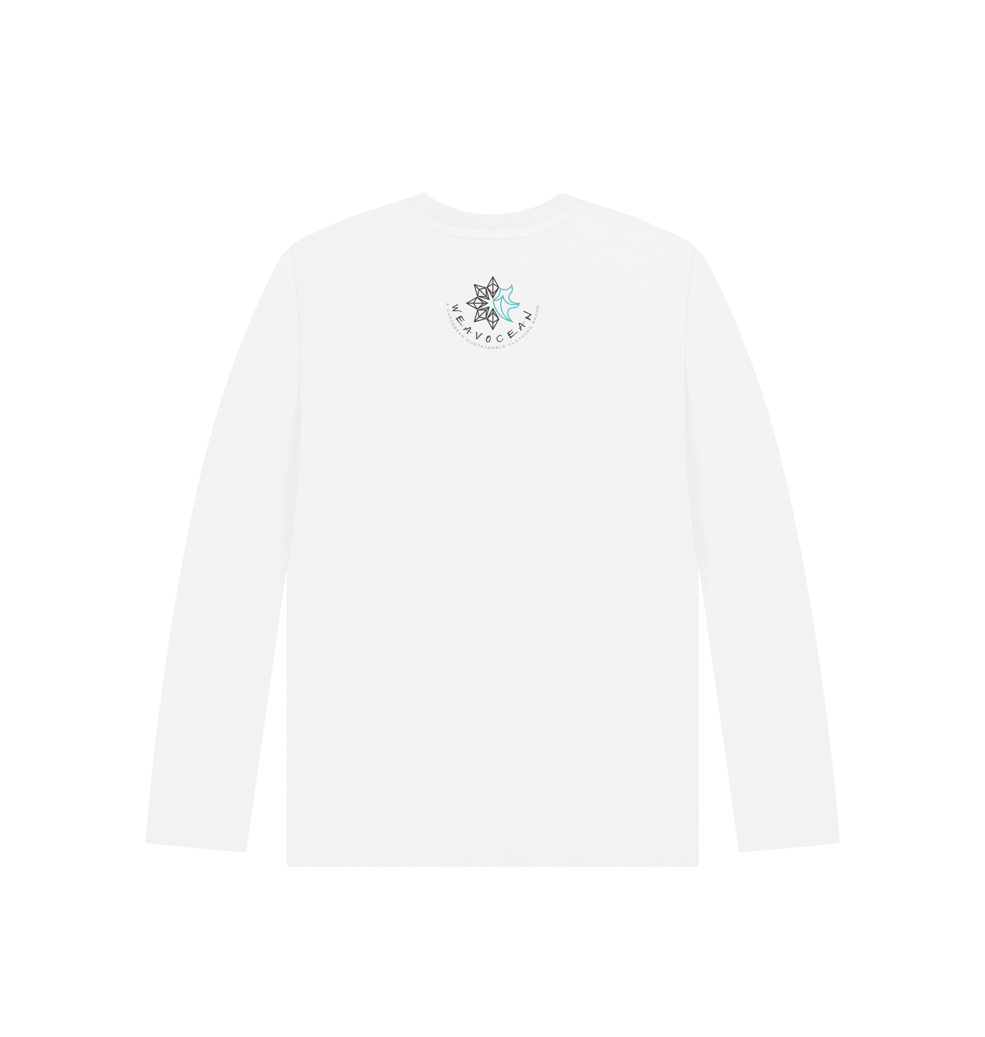 White Printed Kids T-Shirt Back