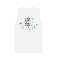 White Printed Vest Top