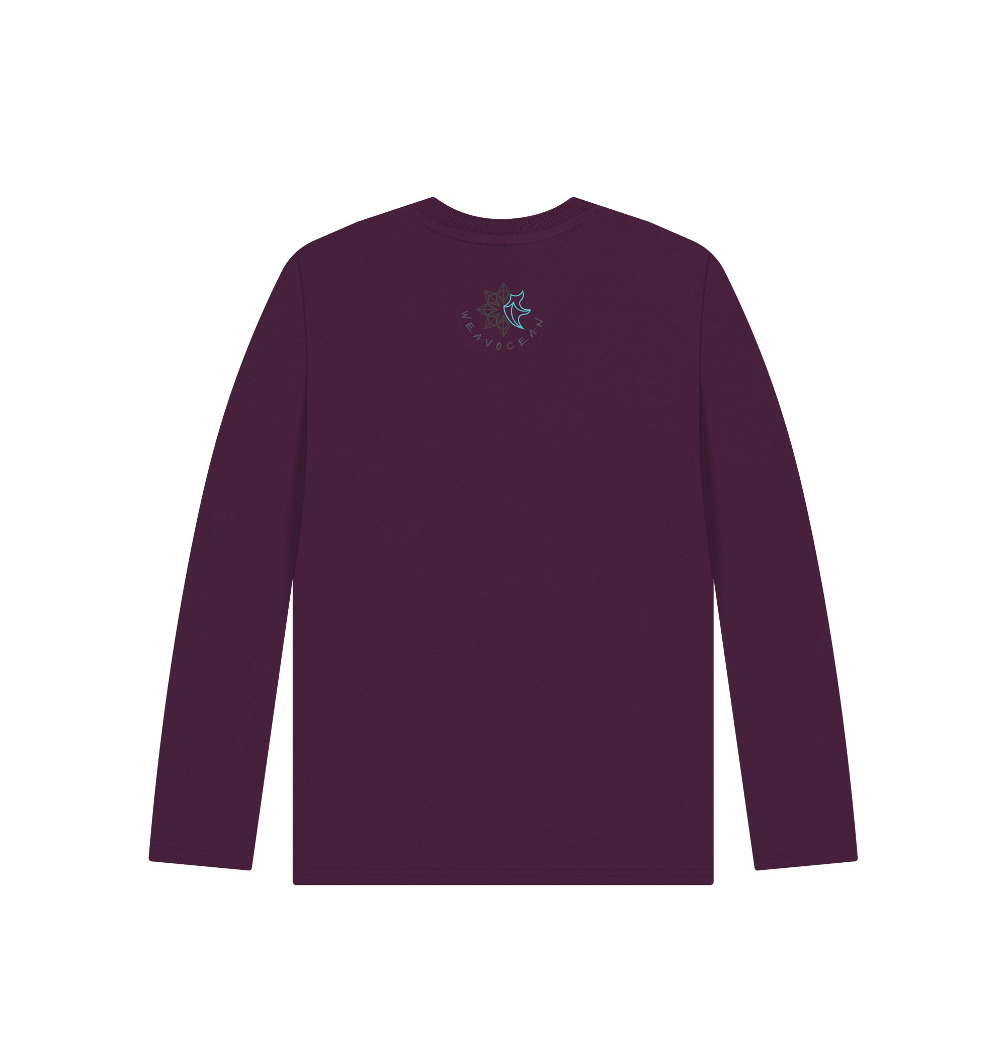 Purple Printed Kids T-Shirt Back