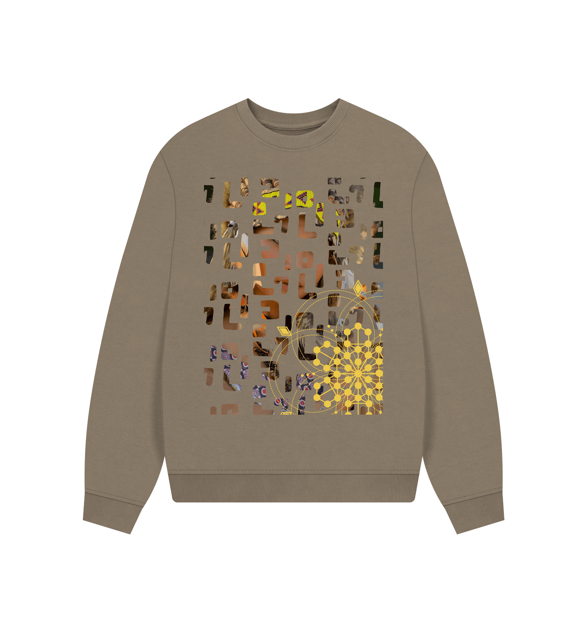 Willow Printed Sweater Front