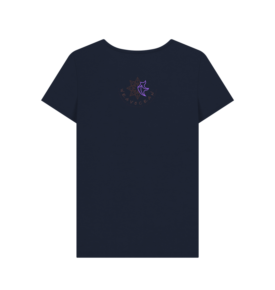 Navy Blue Printed T-shirt