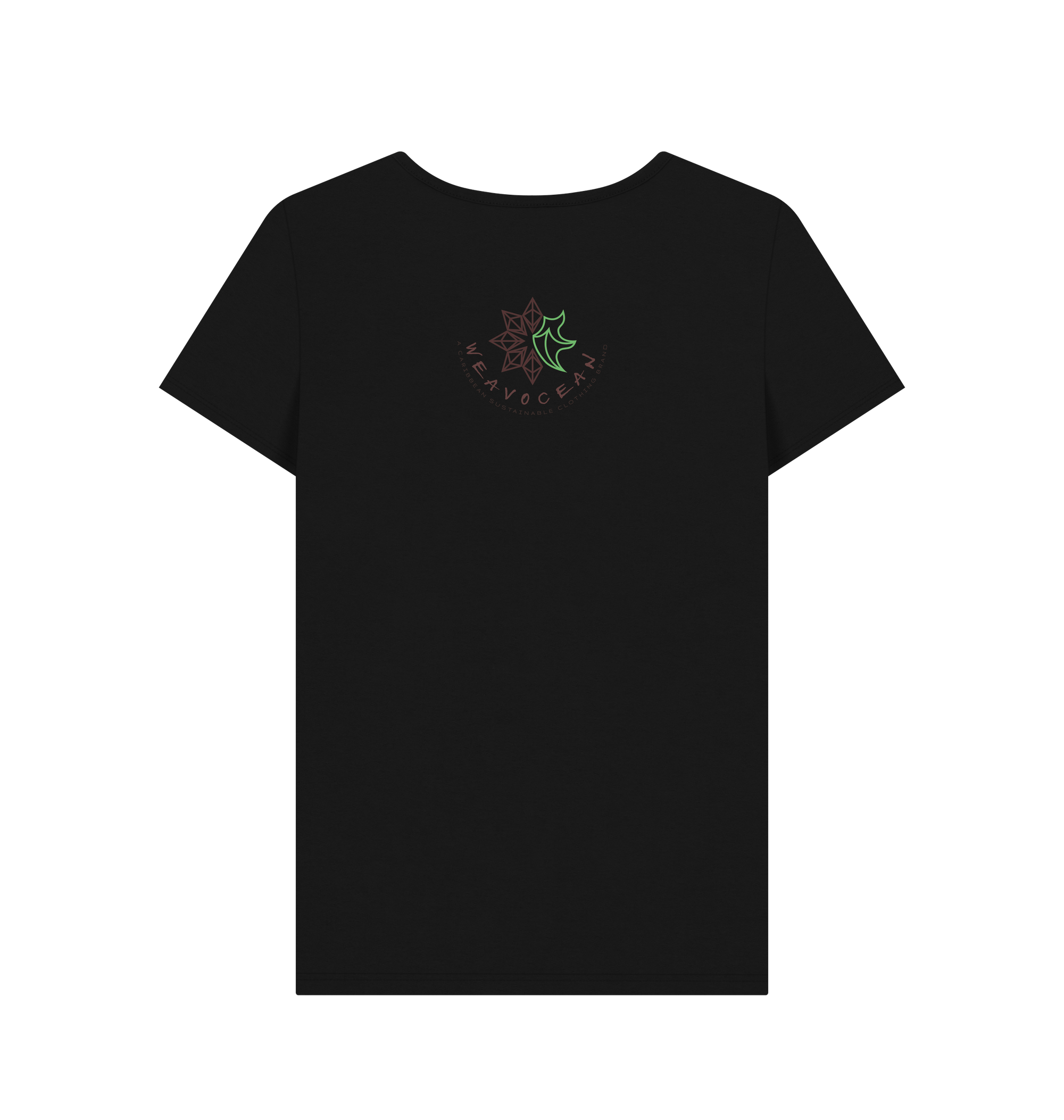 Black Printed T-shirt Back