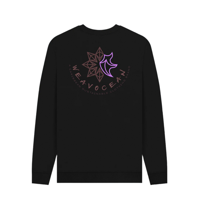 Black Printed Sweater