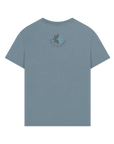 Stone Blue Printed T-shirt Back