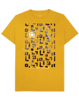 Sunflower Yellow Recycled Printed T-Shirt Front