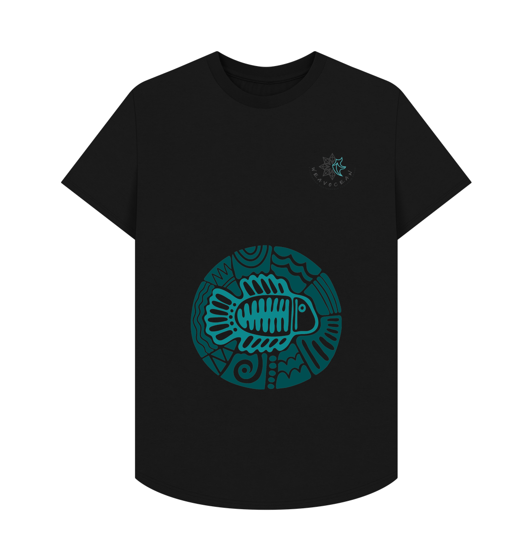 Black FISH ARTEFACT TEE