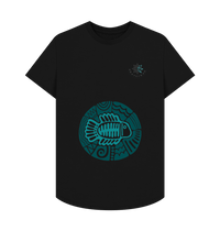 Black FISH ARTEFACT TEE