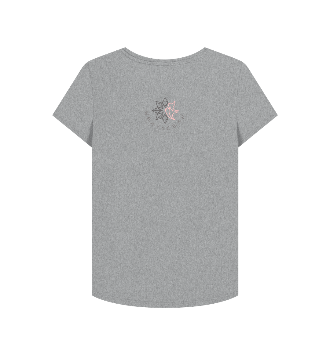 Athletic Grey Printed T-shirt Back