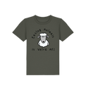 Khaki EATING KID TEE