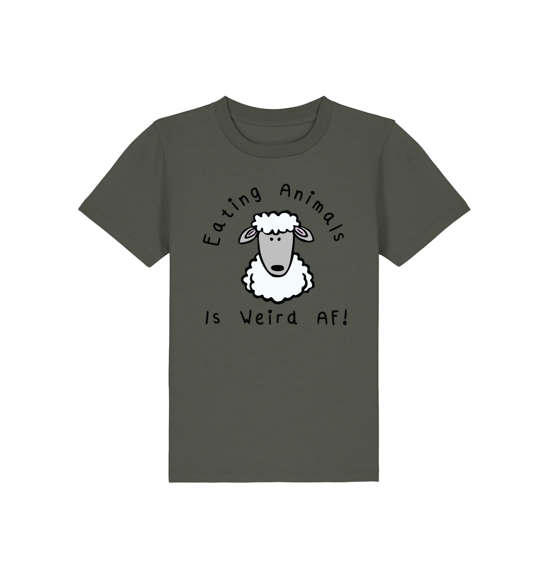 Khaki EATING KID TEE