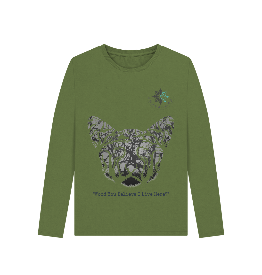 Khaki FOREST L SLEEVE TEE