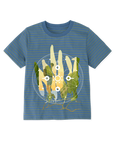 Solent & Sage Stripes Printed T-shirt Front