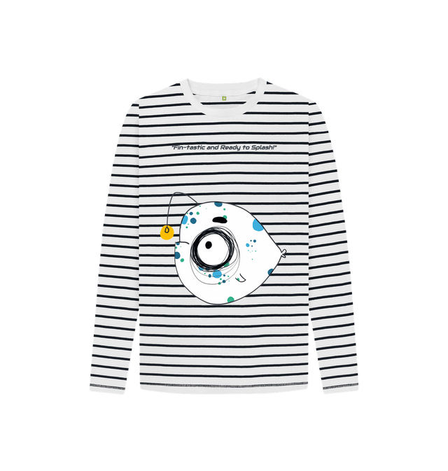 Navy Stripes FISHY CHILD L SLEEVE T