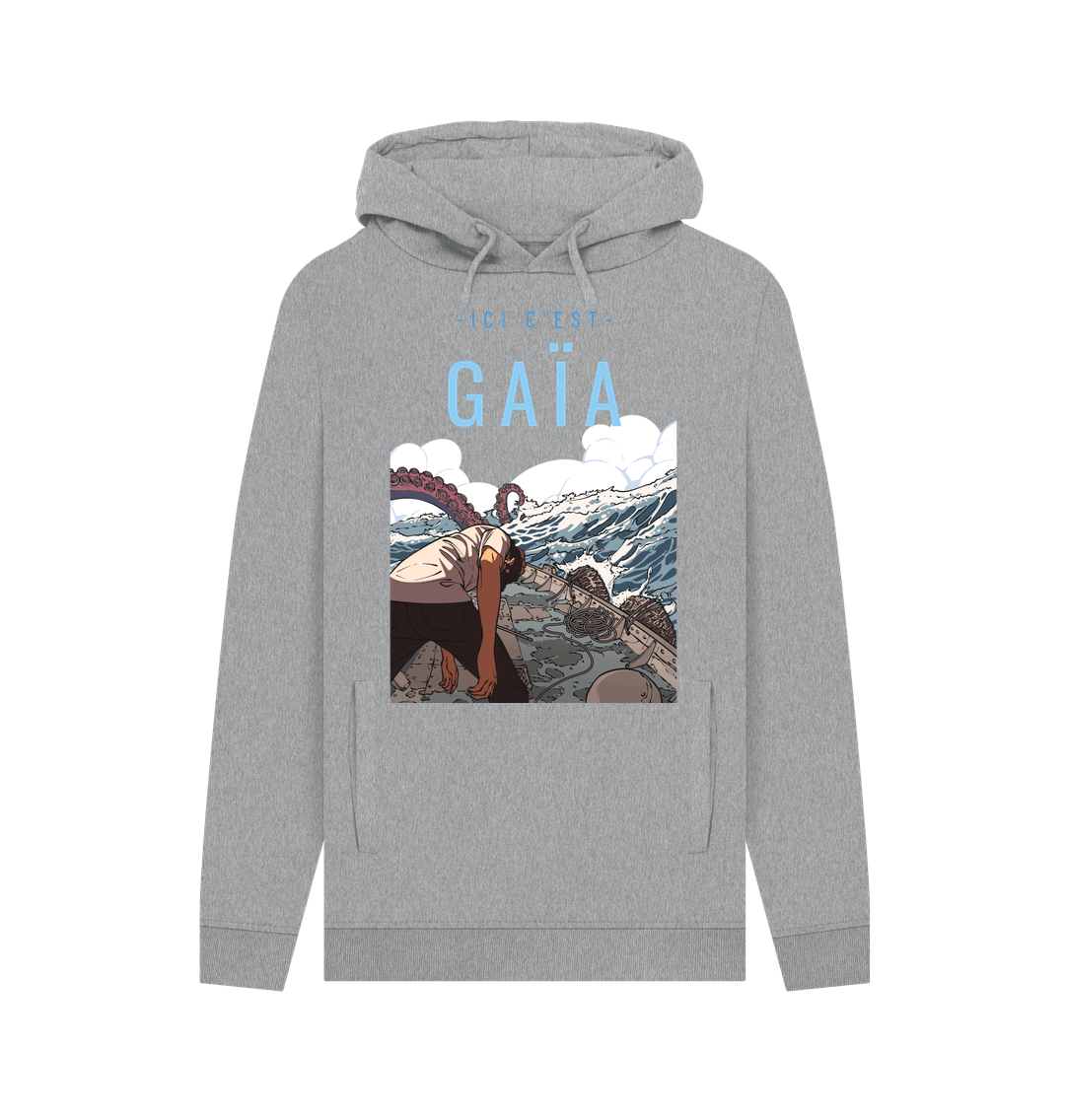 Light Heather Printed Hoody
