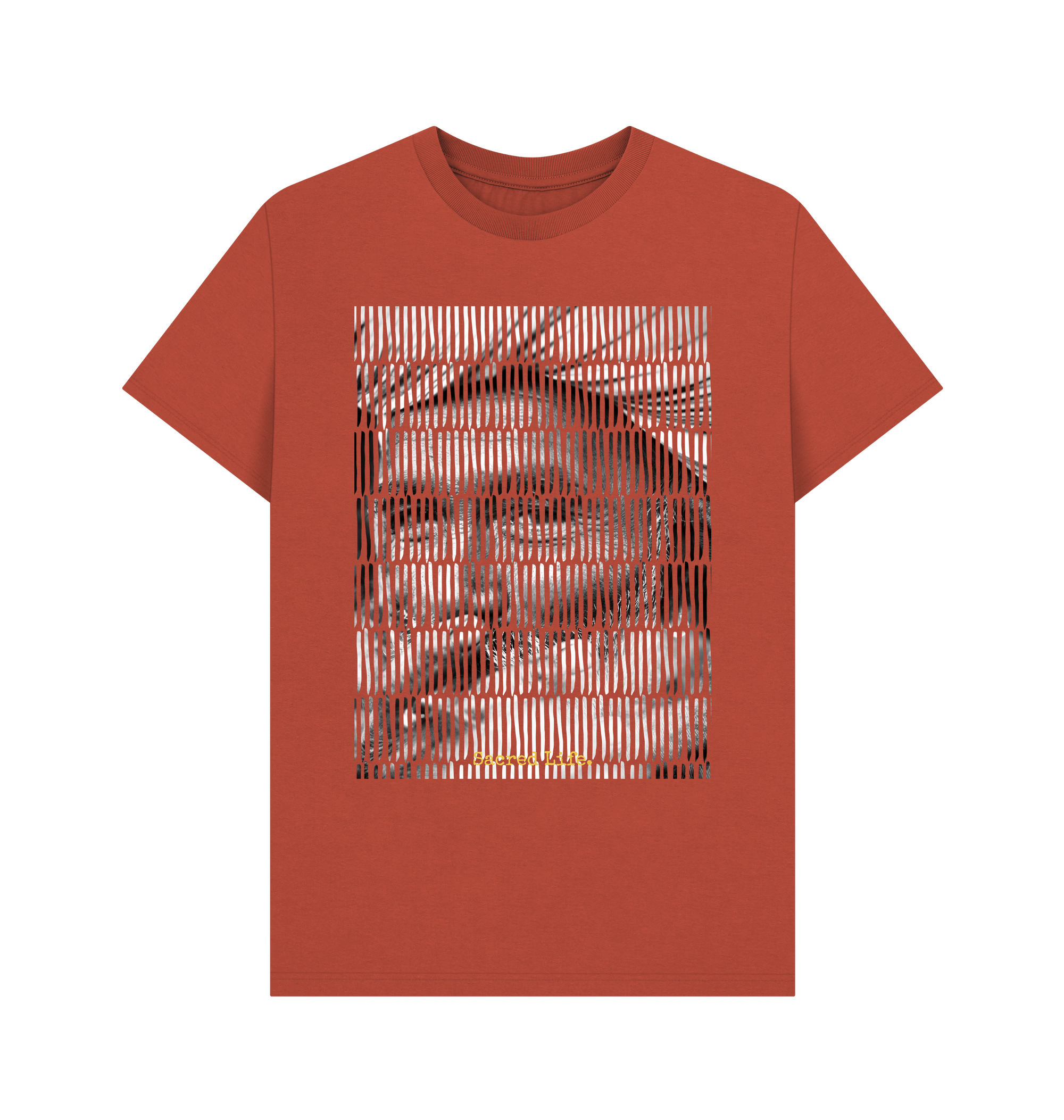 Rust Printed T-shirt Front