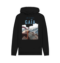 Black Printed Hoody