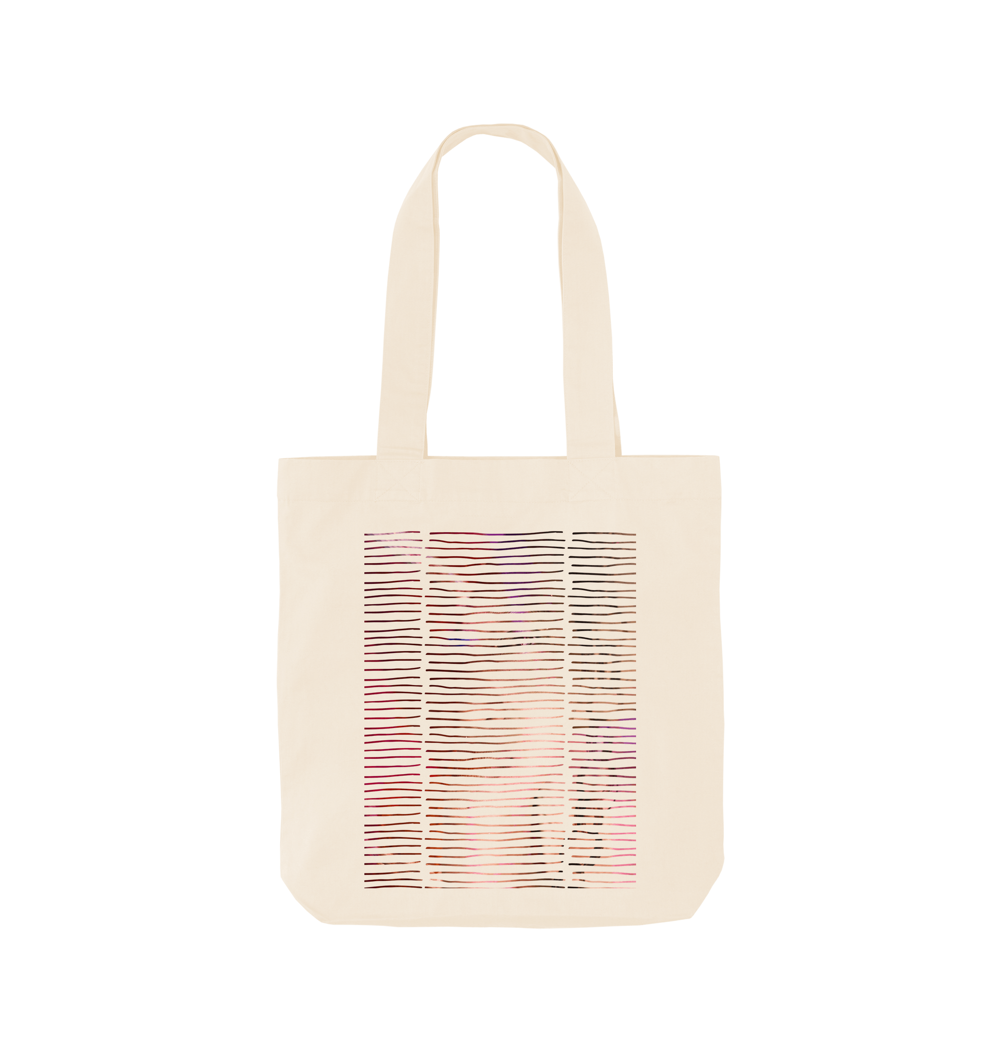 Natural Printed Bag Front