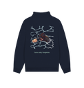 Navy Printed Sweater