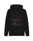 Black Recycled Hoody Front