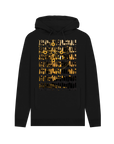 Black Recycled Hoody Front