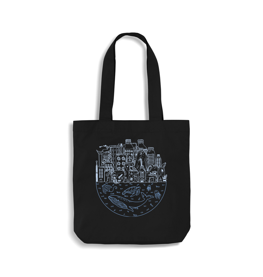 Black OCEAN BAG FOR LIFE