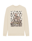 Oat Printed Sweater Front