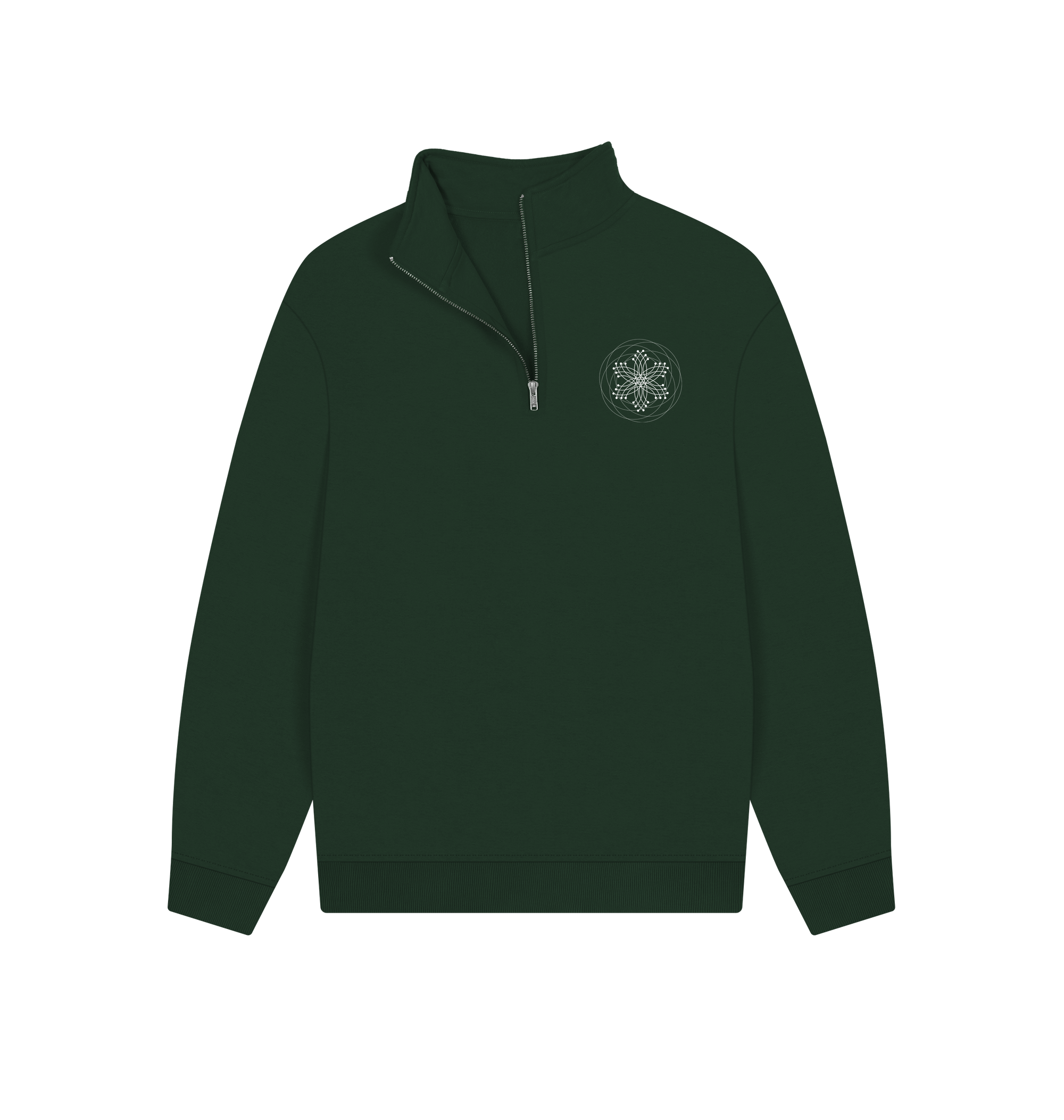 Evergreen Printed Sweater Front