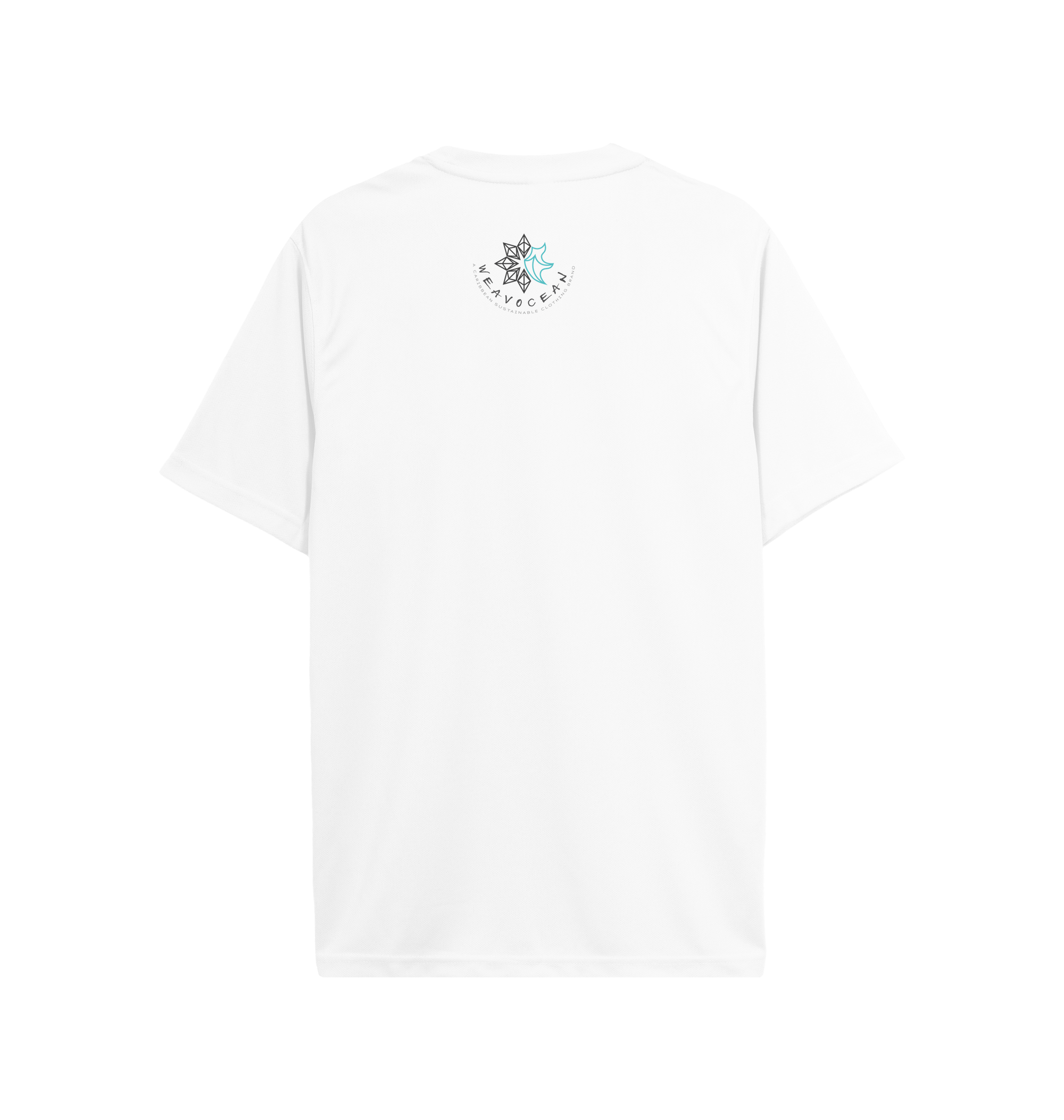 Arctic White Printed T-shirt Back