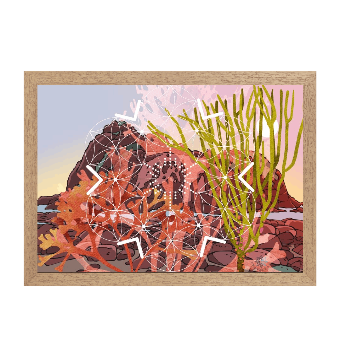 Natural Frame Framed art print Front