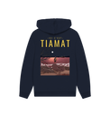 Navy Printed Hoody