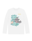 White Printed Kids T-Shirt Front