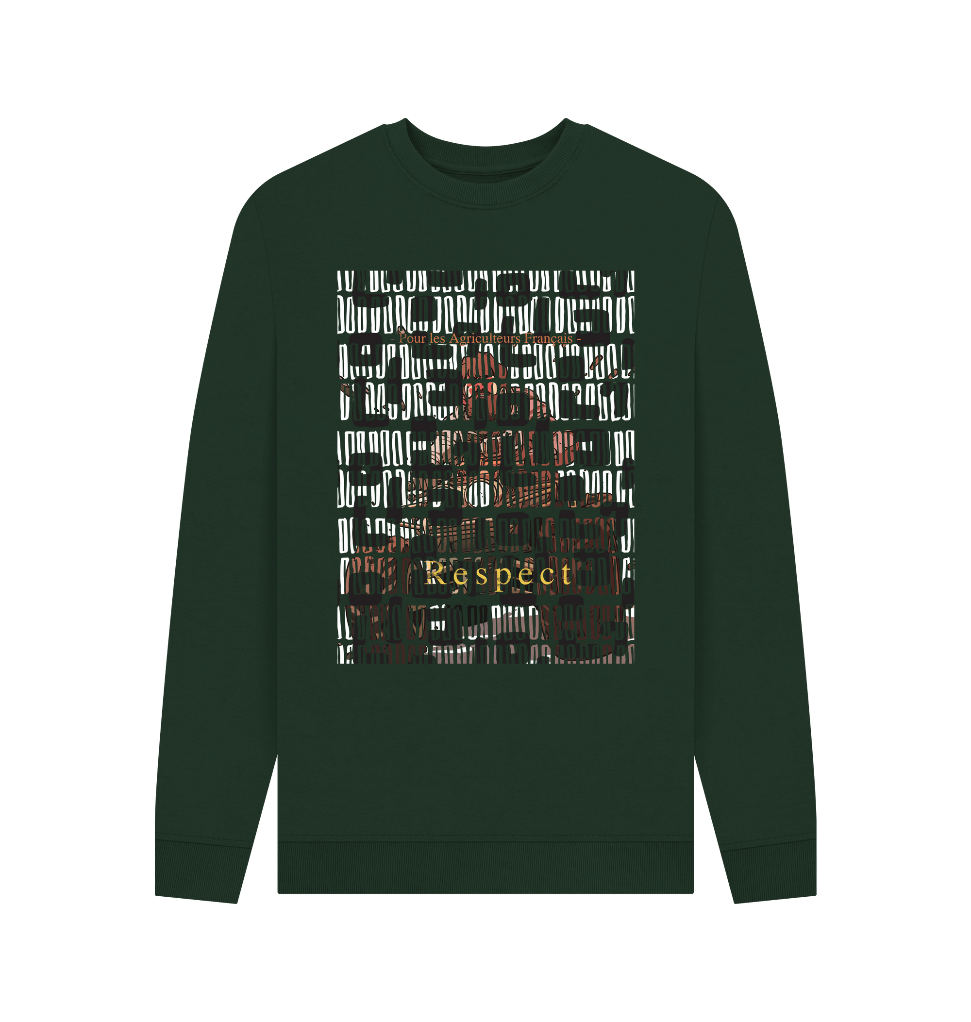 Evergreen Printed Sweater Front