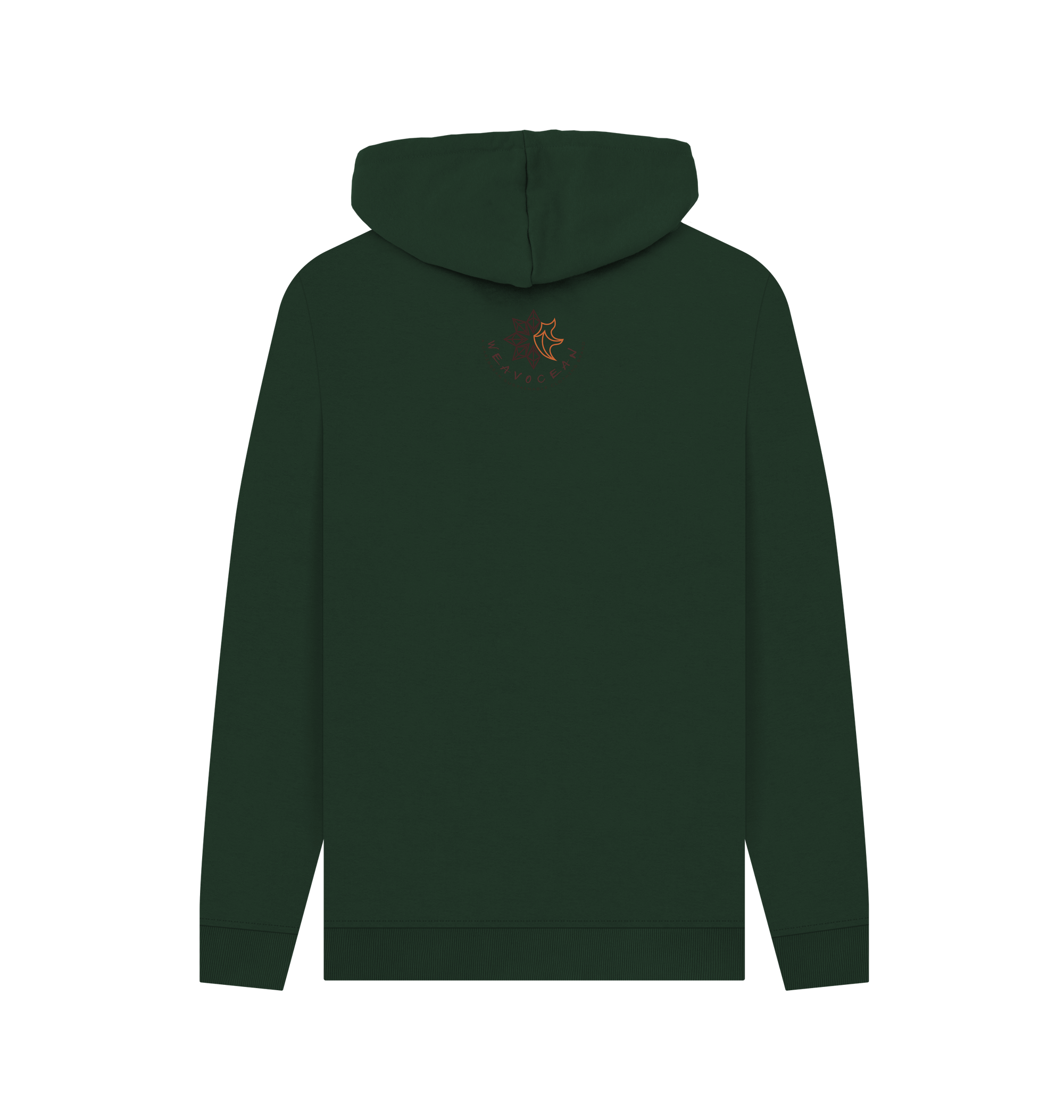 Evergreen Printed Hoody Back