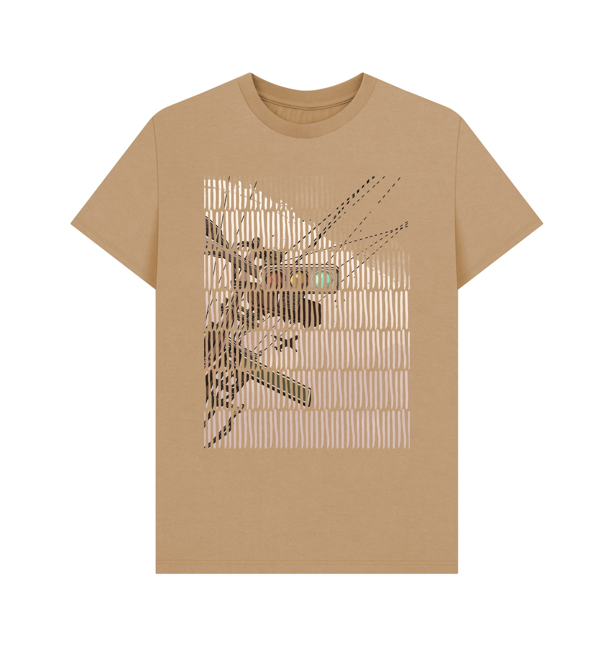 Sand Printed T-shirt Front