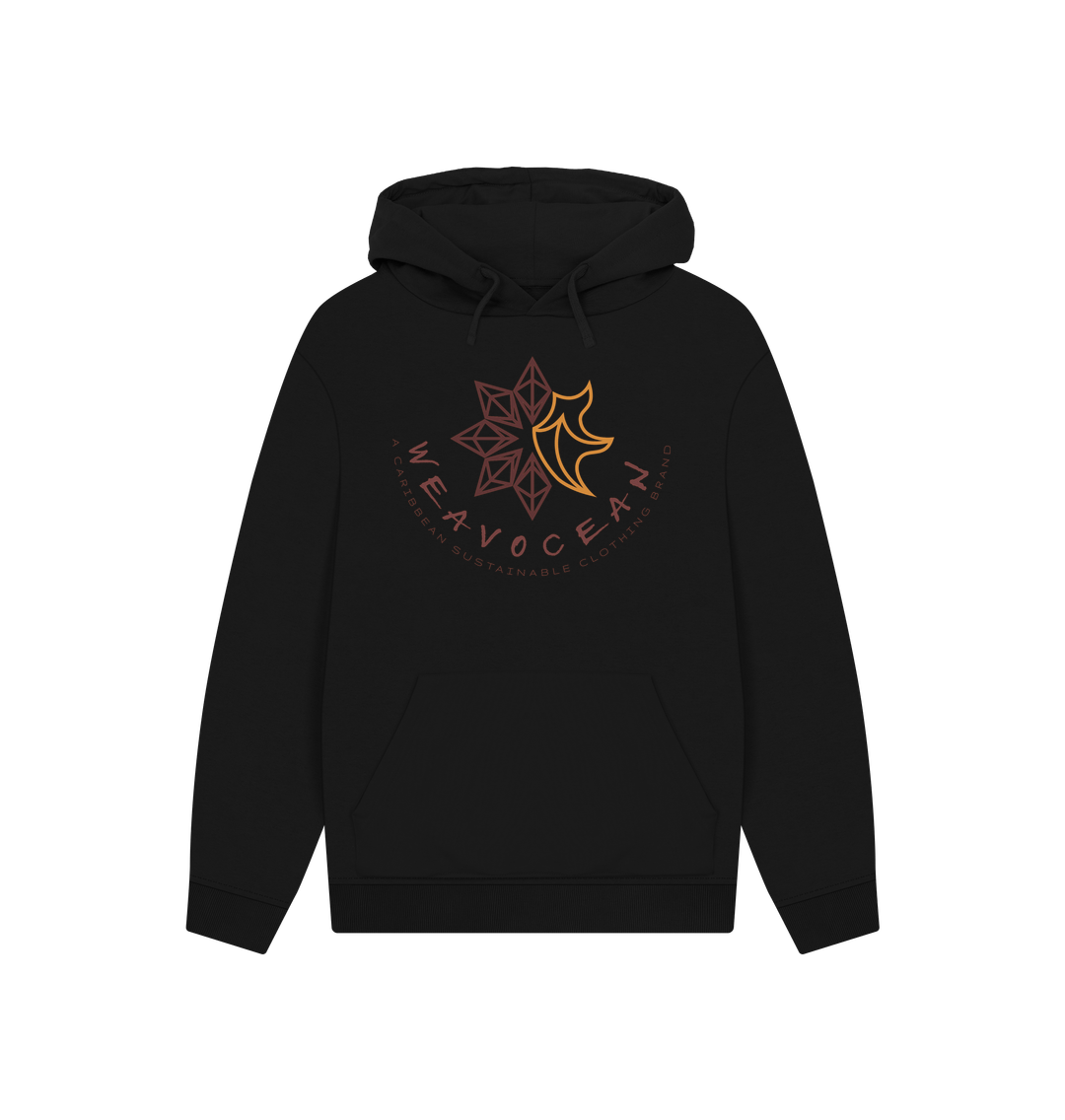Black Printed Hoody