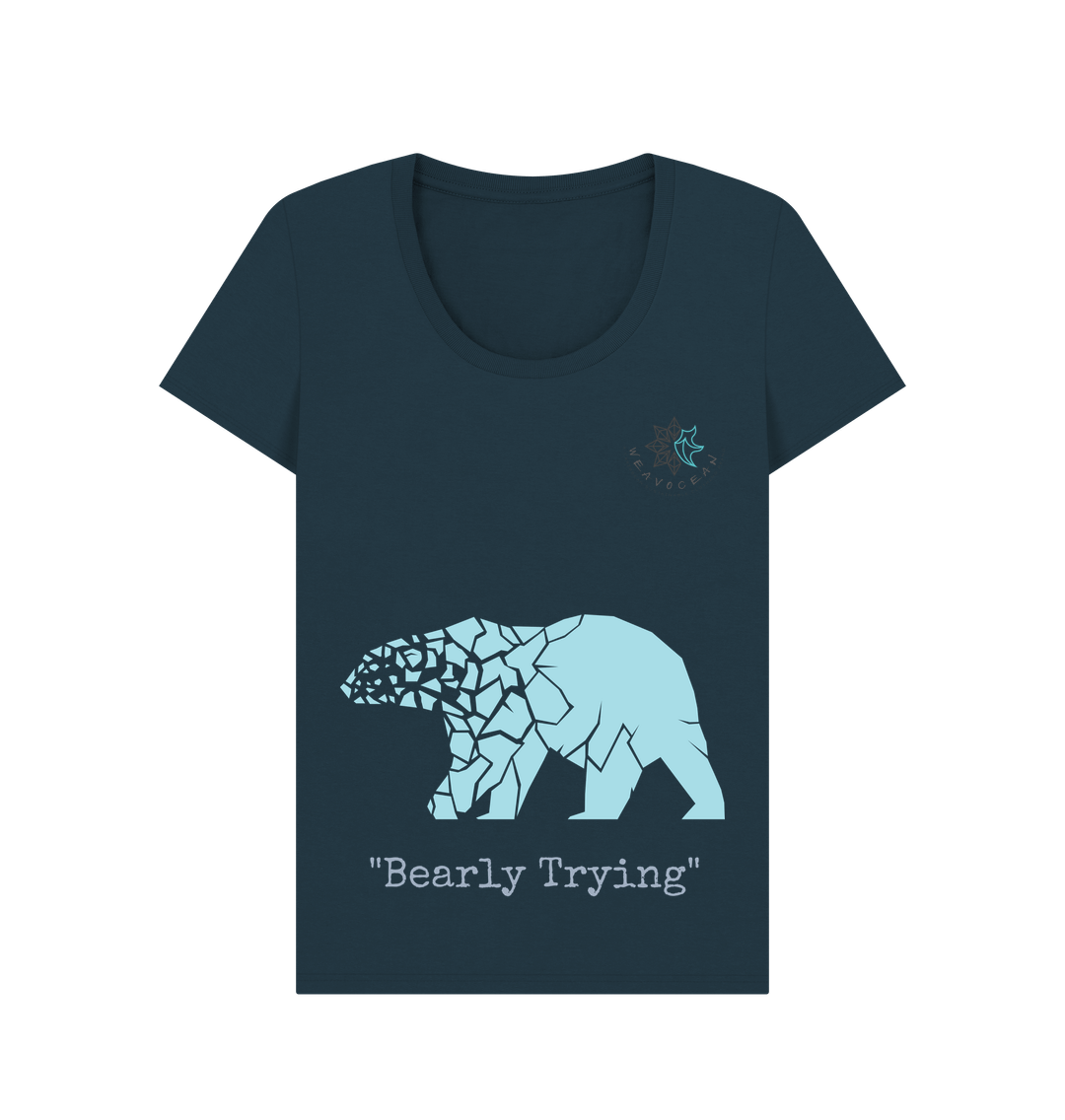 Denim Blue BEAR SCOOP TEE