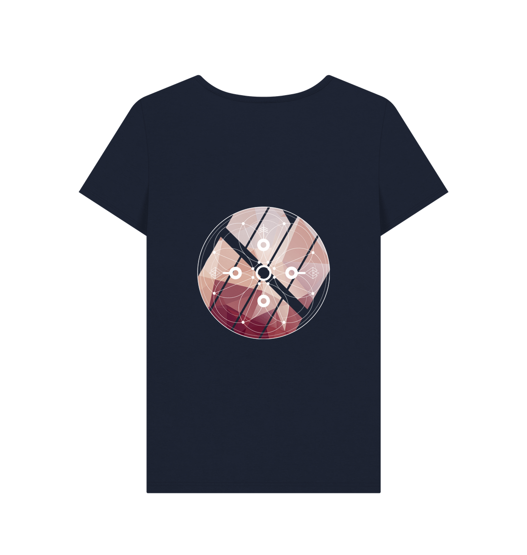 Navy Blue Printed T-shirt
