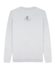 Grey Recycled Printed Sweater Back