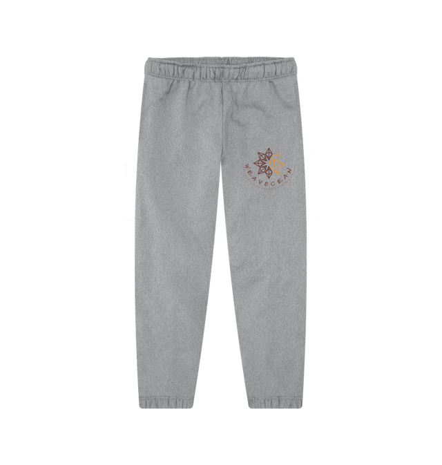 Athletic Grey Printed Womens Joggers